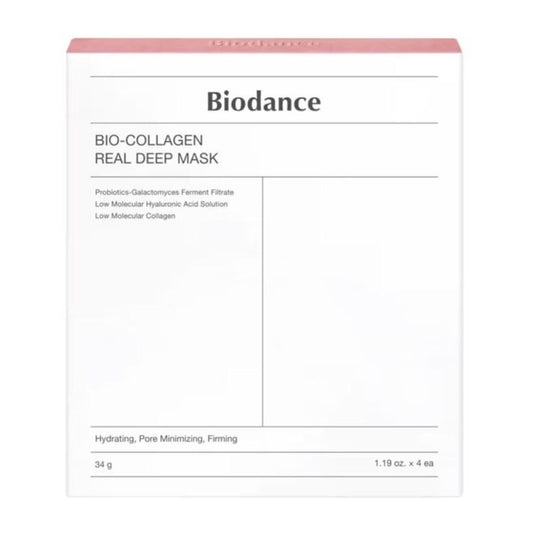 Biodance Bio Collagen Real Deep Mask - Face mask voor intense hydratatie - 4 stuks
