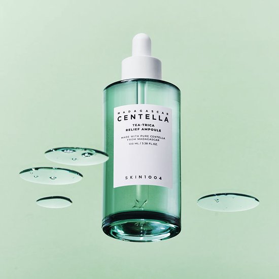 SKIN1004 - Madagascar Centella Tea-Trica Relief Ampoule - 100ml - SOS Ampoule - Voor Acnegevoelige Huid