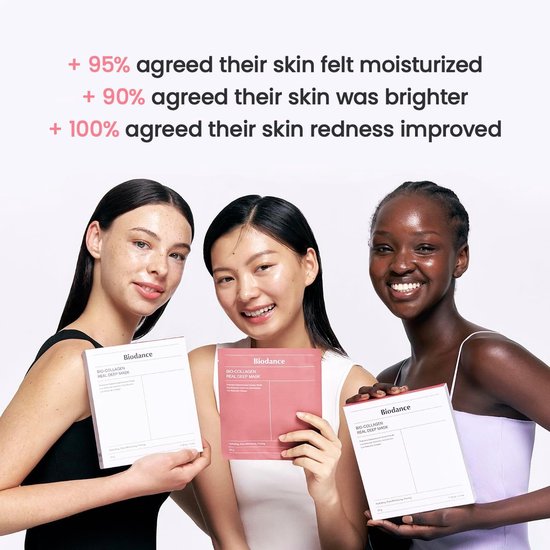 Biodance Bio Collagen Real Deep Mask - Face mask voor intense hydratatie - 4 stuks