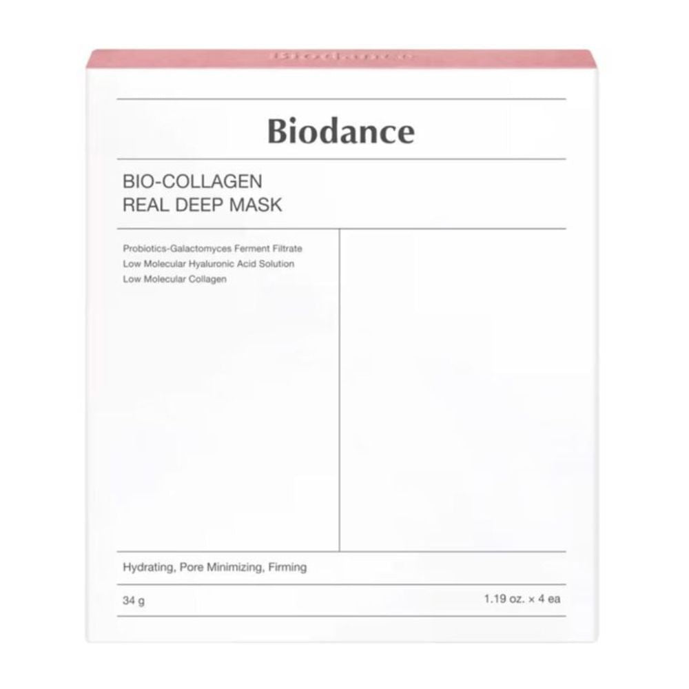Biodance Bio Collagen Real Deep Mask - Face mask voor intense hydratatie - 4 stuks