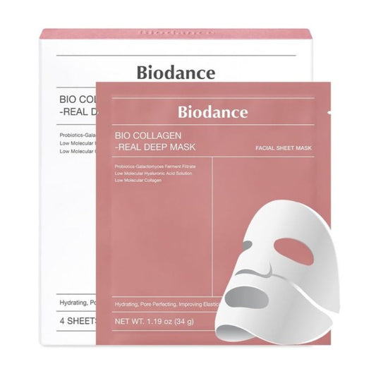 Biodance Bio Collagen Real Deep Mask - Face mask voor intense hydratatie - 4 stuks
