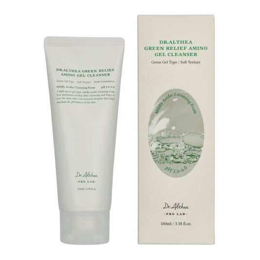 Dr. Althea - Green Relief Amino Gel Cleanser - 100ml - Milde Gel-Cleanser - Voor Vette en Gecombineerde Huid