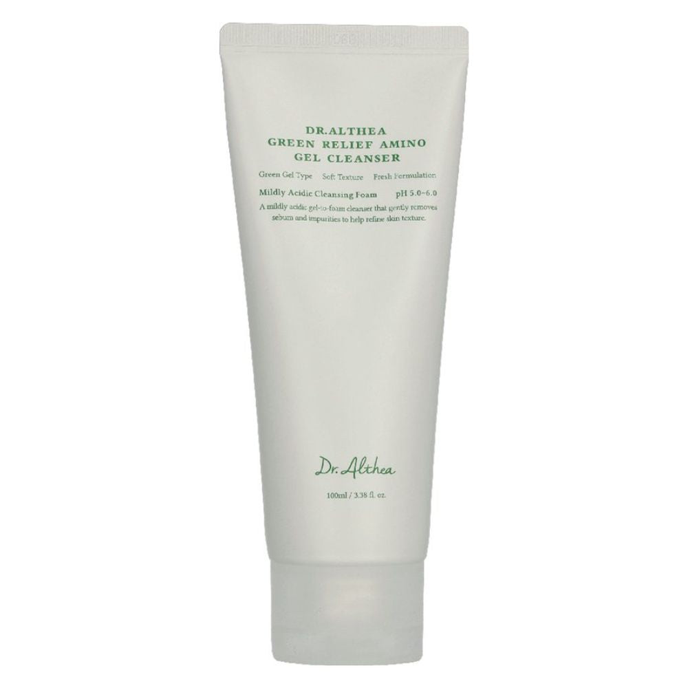 Dr. Althea - Green Relief Amino Gel Cleanser - 100ml - Milde Gel-Cleanser - Voor Vette en Gecombineerde Huid