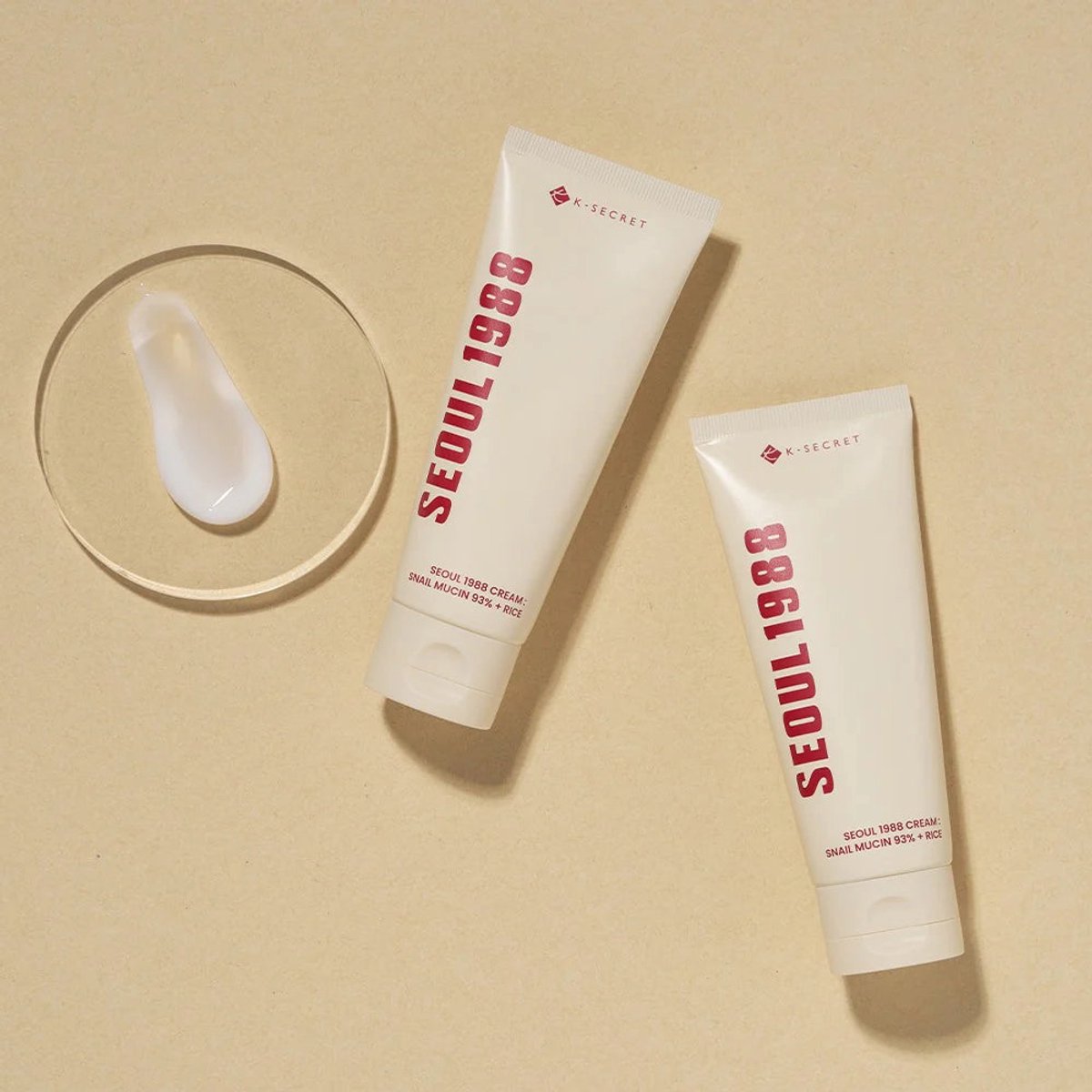 K-SECRET SEOUL 1988 Cream : Snail Mucin 93% + Rice