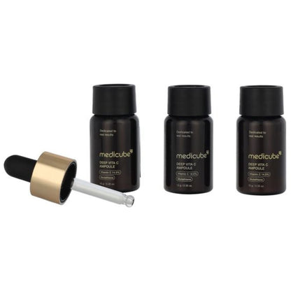 Medicube - 3x10ml - Deep Vita C Ampoule Set - 14,5% - Hydraterend - Dark Spots - Anti Age