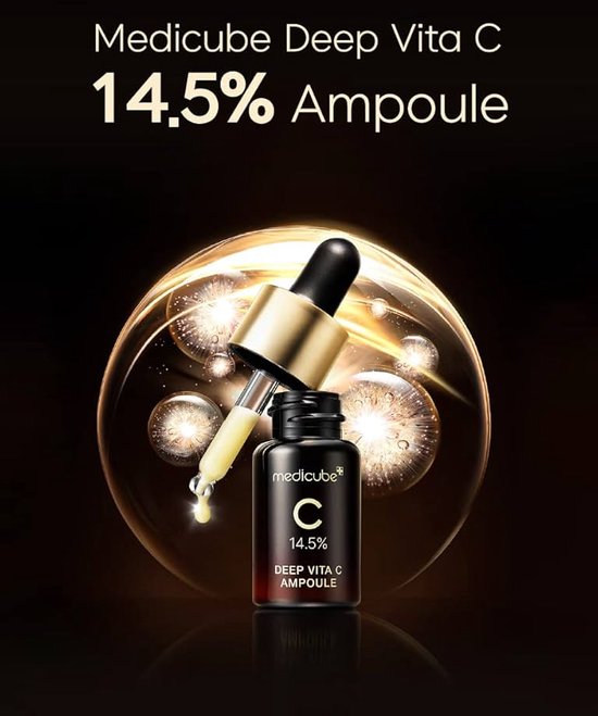 Medicube - 3x10ml - Deep Vita C Ampoule Set - 14,5% - Hydraterend - Dark Spots - Anti Age