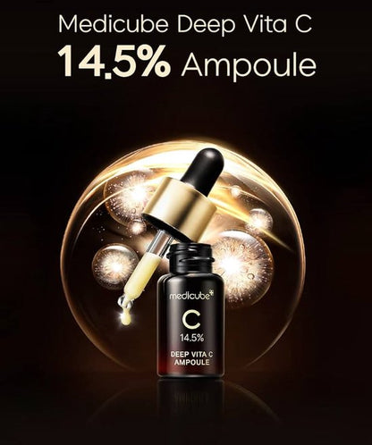 Medicube - 3x10ml - Deep Vita C Ampoule Set - 14,5% - Hydraterend - Dark Spots - Anti Age