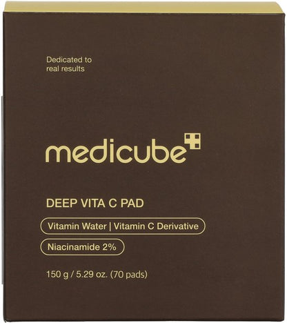 Medicube - Deep Vita C Pad - 70 Pads - Vegan - Toner - Hydraterend - Dark Spots - Korean Skincare