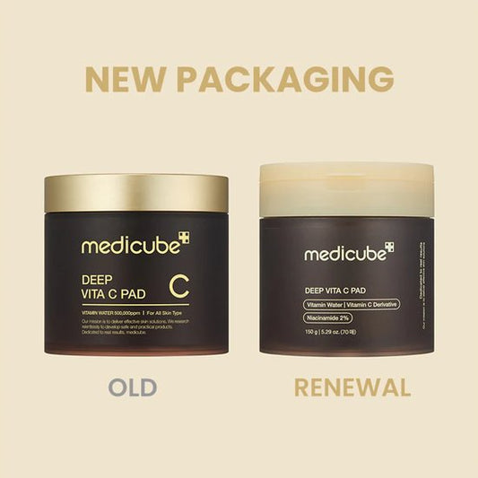 Medicube - Deep Vita C Pad - 70 Pads - Vegan - Toner - Hydraterend - Dark Spots - Korean Skincare
