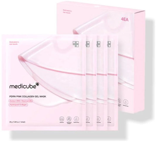 Medicube - PDRN Pink Collagen Gel Mask - 4 stuks