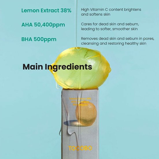 Tocobo - AHA BHA Lemon Toner - 150 ml